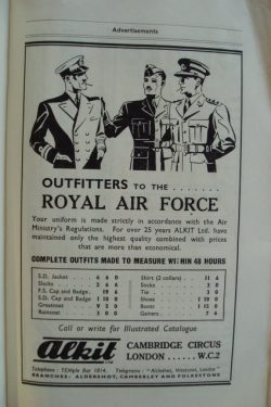 The AIR FORCE LIST ~ November 1939