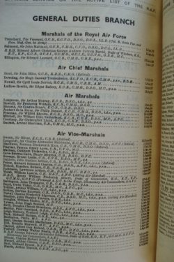 The AIR FORCE LIST ~ November 1939 The AIR FORCE LIST ~ November 1939