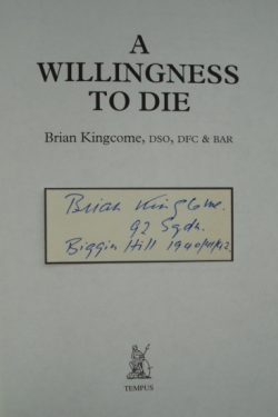 A WILLINGNESS to DIE A WILLINGNESS to DIE