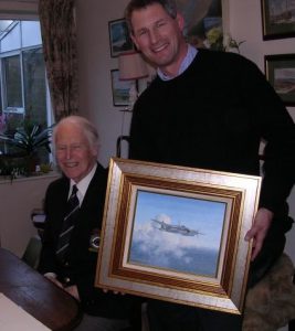 Nick with Wg Cdr Burbridge DSO* DFC*