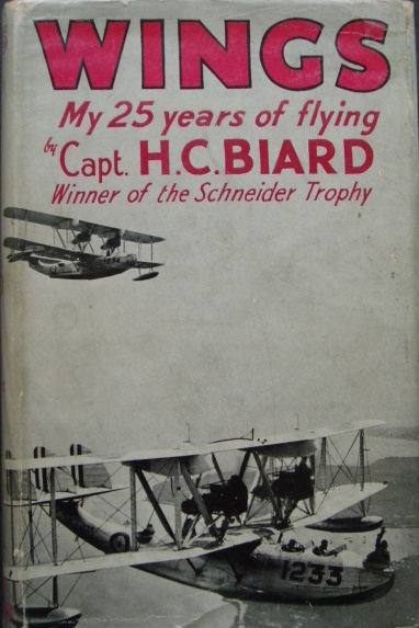 Wings by Captain HC Biard Schneider Trophy 1922
