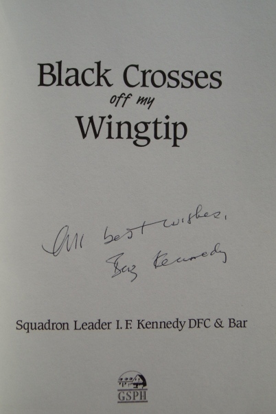 BLACK CROSSES off my WINGTIP