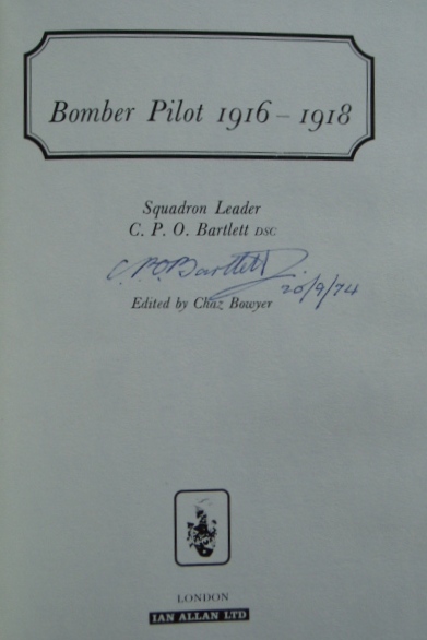 BOMBER PILOT 1916 ~ 1918 BOMBER PILOT 1916 ~ 1918