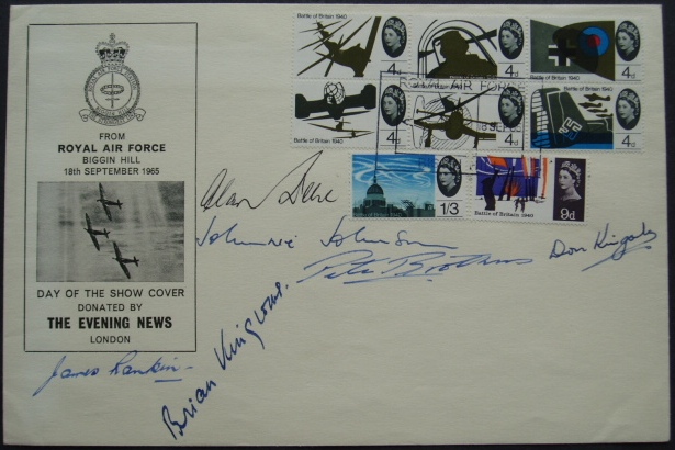 Battle of Britain multi-signed cover