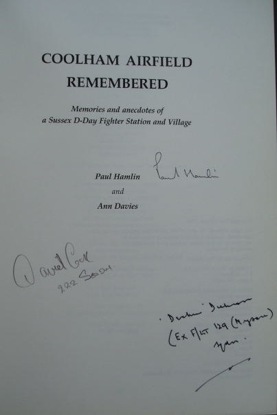 COOLHAM Airfield REMEMBERED COOLHAM Airfield REMEMBERED