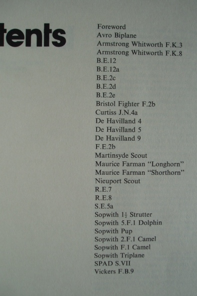 BRITISH MILITARY AIRCRAFT of WWI BRITISH MILITARY AIRCRAFT of WWI