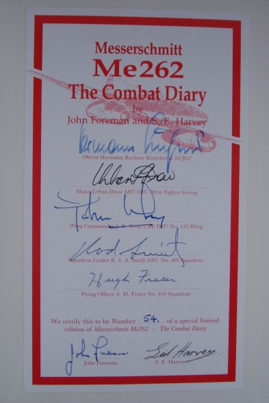 The Me262 COMBAT DIARY