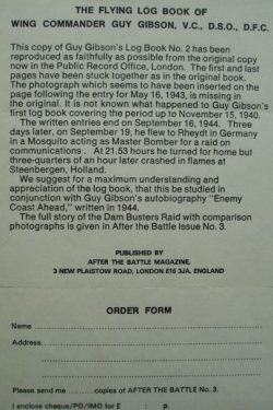 GUY GIBSON Log Book No.2
