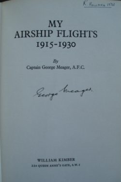 My AIRSHIP FLIGHTS 1915-1930 My AIRSHIP FLIGHTS 1915-1930