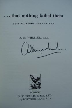 TESTING AEROPLANES in WARTIME