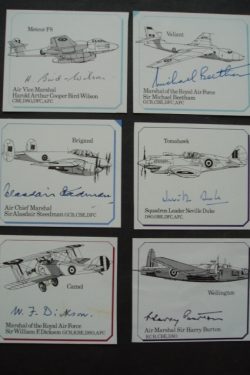 RAF Pilots ~ Bargain signatures